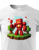 Dětské tričko - Minecraft Robot
