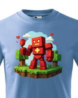 Dětské tričko - Minecraft Robot