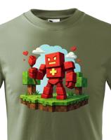 Dětské tričko - Minecraft Robot