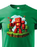 Dětské tričko - Minecraft Robot