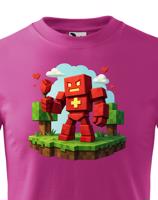 Dětské tričko - Minecraft Robot
