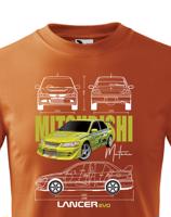 Dětské tričko Mitsubishi Lancer Evolution - kvalitní tisk a rychlé dodání