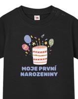 Dětské tričko – Moje první narozeniny s volitelným věkem