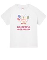 Dětské tričko – Moje první narozeniny s volitelným věkem
