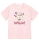Dětské tričko – Moje první narozeniny s volitelným věkem