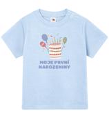 Dětské tričko – Moje první narozeniny s volitelným věkem