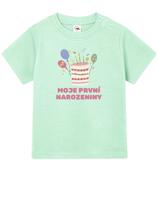 Dětské tričko – Moje první narozeniny s volitelným věkem