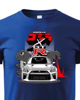 Dětské tričko Nissan GTR Godzilla – stylové tričko pro malé milovníky aut