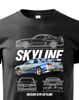 Dětské tričko Nissan Skyline GTR  - kvalitní tisk a rychlé dodání