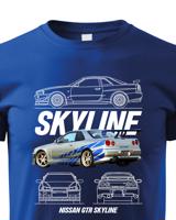 Dětské tričko Nissan Skyline GTR  - kvalitní tisk a rychlé dodání