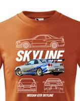 Dětské tričko Nissan Skyline GTR  - kvalitní tisk a rychlé dodání