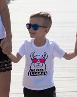 Dětské tričko No Prob - LLama - veselý potisk s ještě veselejšími barvami