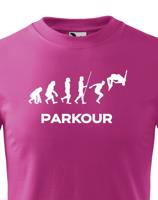 Dětské tričko - Parkour evoluce