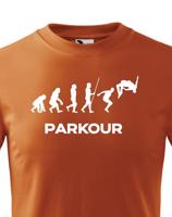 Dětské tričko - Parkour evoluce