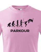 Dětské tričko - Parkour evoluce