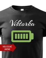 Dětské tričko - Plná baterie