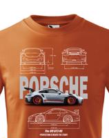 Dětské tričko Porsche 911 GT3 RS - kvalitní tisk a rychlé dodání