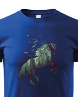 Dětské  tričko - Potisk koně