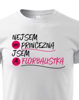 Dětské tričko pro florbalistky - Nejsem princezna jsem florbalistka