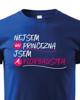 Dětské tričko pro florbalistky - Nejsem princezna jsem florbalistka
