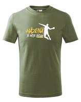 Dětské tričko pro házenkáře s potiskem Házená je moje droga