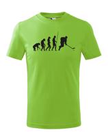 Dětské tričko pro hokejisty Evoluce hokej -  skvělý dárek pro hokejisty