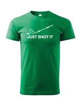 Dětské tričko pro hokejisty Just shot it - skvělý dárek pro hokejisty