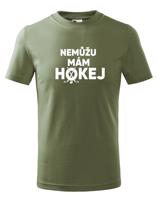Dětské tričko pro hokejisty Nemůžu, mám hokej - skvělý dárek