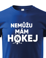 Dětské tričko pro hokejisty Nemůžu mám hokej - skvělý dárek
