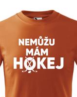 Dětské tričko pro hokejisty Nemůžu, mám hokej - skvělý dárek
