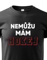 Dětské tričko pro hokejisty Nemůžu mám hokej - skvělý dárek