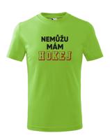Dětské tričko pro hokejisty Nemůžu mám hokej - skvělý dárek