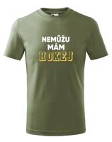 Dětské tričko pro hokejisty Nemůžu mám hokej - skvělý dárek