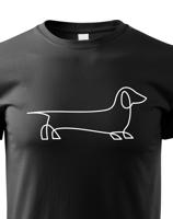 Dětské tričko pro milovníky Jezevčíků - tričko s potiskem jezevčíka