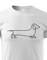 Dětské tričko pro milovníky Jezevčíků - tričko s potiskem jezevčíka