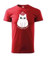 Dětské tričko pro milovníky koček s vtipným potiskem - No touchy touchy!