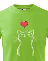 Dětské tričko pro milovníky koček
