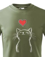 Dětské tričko pro milovníky koček
