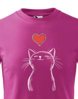 Dětské tričko pro milovníky koček