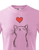 Dětské tričko pro milovníky koček