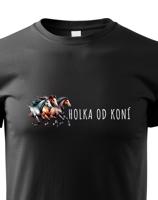 Dětské tričko pro milovníky koní - holka od koní - dárek pro malé milovníky koní