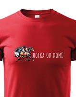 Dětské tričko pro milovníky koní - holka od koní - dárek pro malé milovníky koní