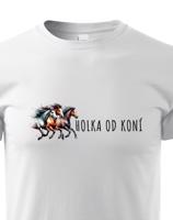 Dětské tričko pro milovníky koní - holka od koní - dárek pro malé milovníky koní