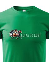 Dětské tričko pro milovníky koní - holka od koní - dárek pro malé milovníky koní