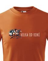 Dětské tričko pro milovníky koní - holka od koní - dárek pro malé milovníky koní