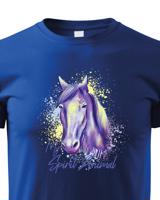 Dětské tričko pro milovníky koní - kůň spřízněná duše