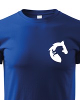 Dětské tričko pro milovníky koní zobrazující lásku ke koním - Srdce koně