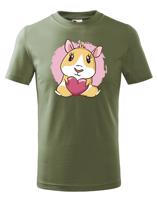 Dětské tričko pro milovníky zvířat - Morčatko - tričko na narozeniny