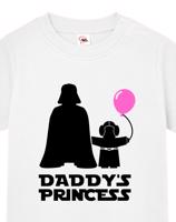 Dětské tričko pro miminka s potiskem Star Wars Daddys Princess