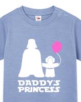 Dětské tričko pro miminka s potiskem Star Wars Daddys Princess